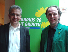 Unsere Direktkandidaten für den Landtag und für den Bundestag: Tarek Al-Wazir und Wolfgang Strengmann-Kuhn