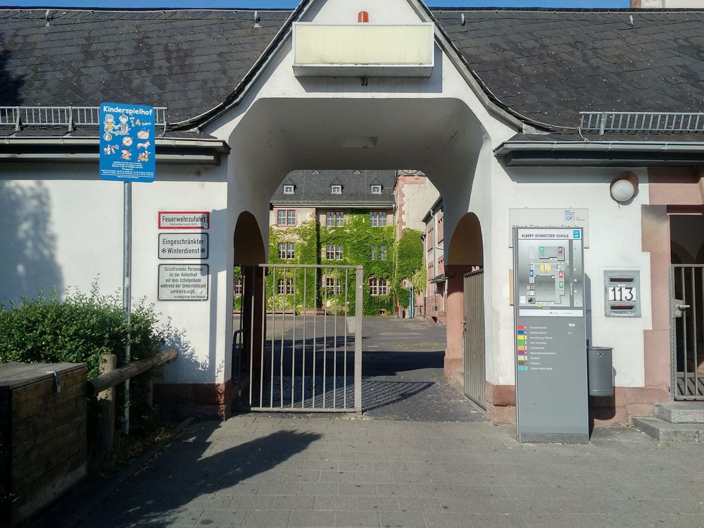 Foto Tor Albert-Schweitzer-Schule