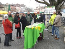 Bild vom Infostand am 5.4