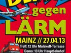 Plakat zur Demo in Mainz