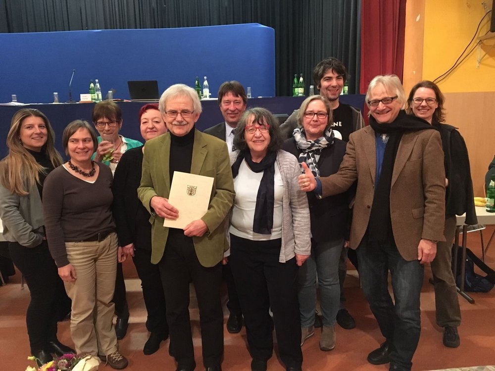 Wilfried Jungbluth mit der grünen Fraktion